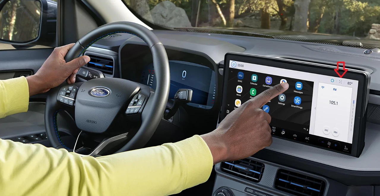 Ford Maverick Stuck screen on infotainment screen info