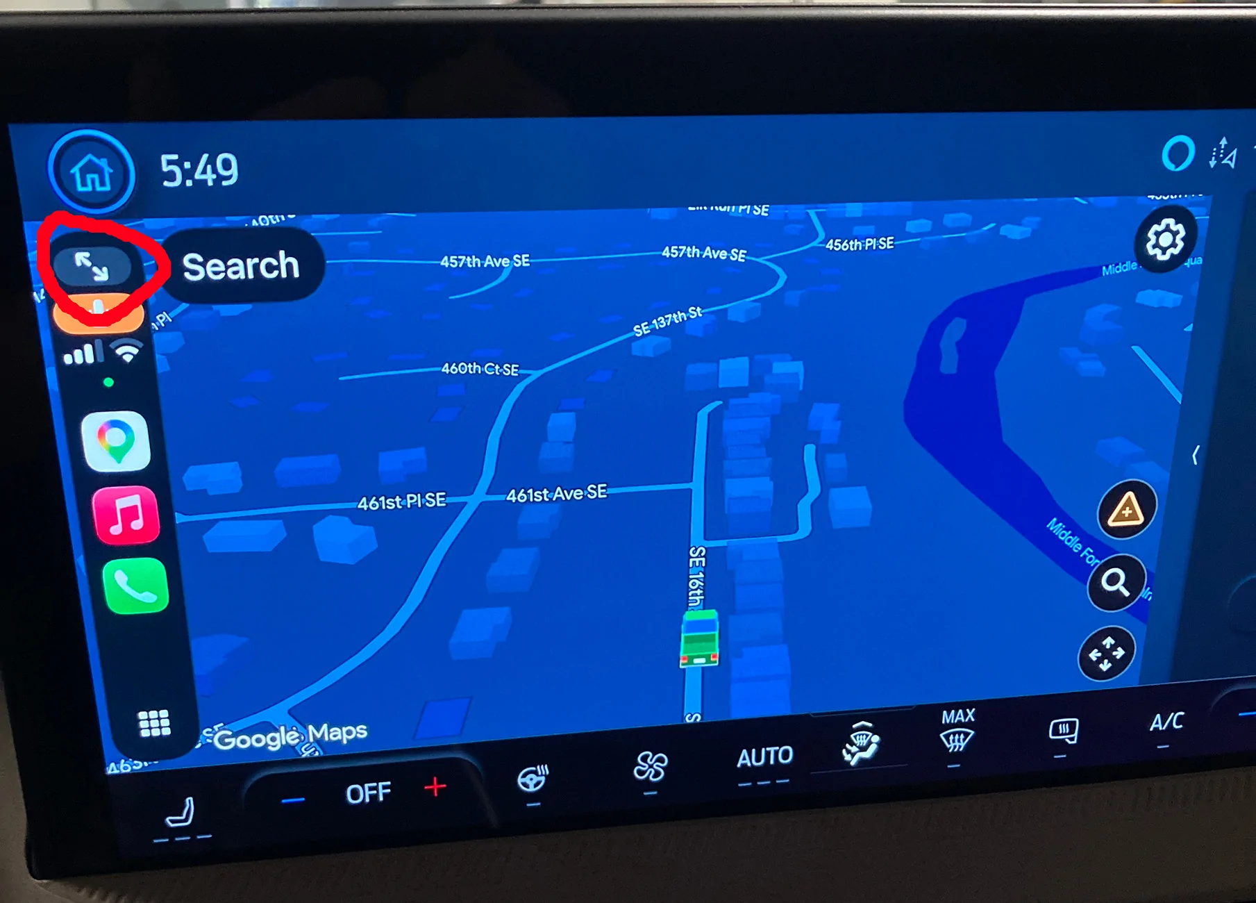 Ford Maverick Stuck screen on infotainment screen IMG_6533