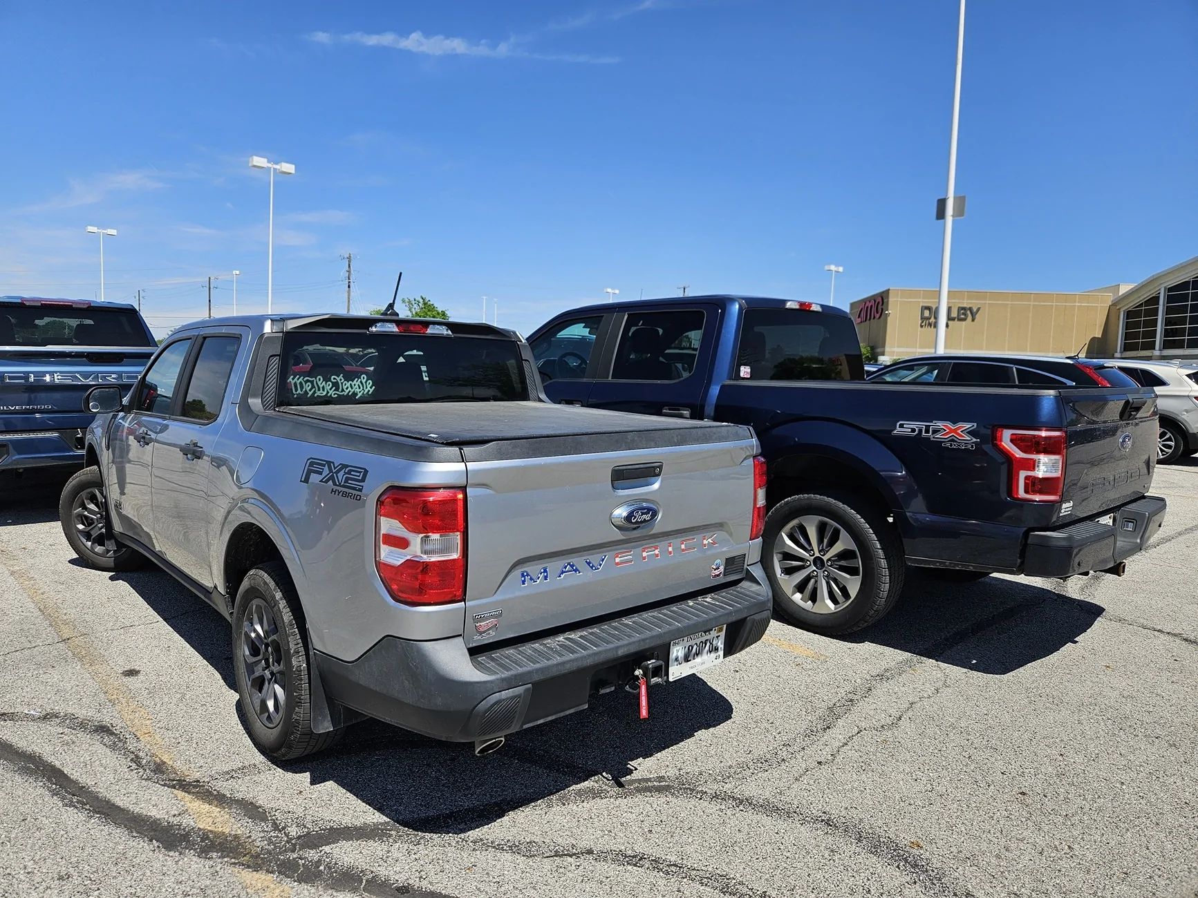 Ford Maverick (A Maverick Parking thread) I think someone was trying to be friends . . . 20260426_142602