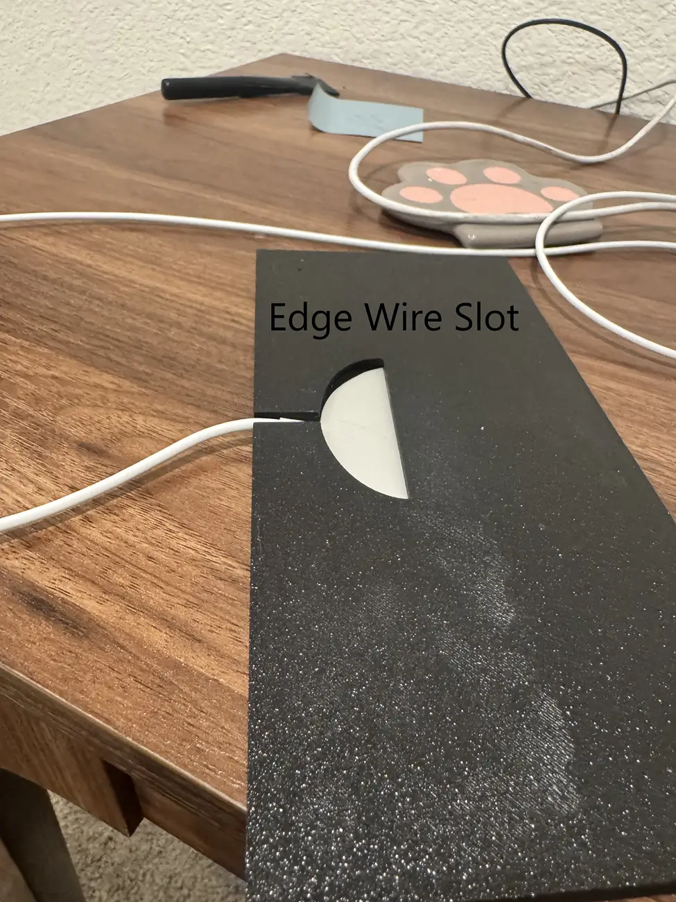 Ford Maverick Designed Custom MagSafe Charger Holder edge wire slot