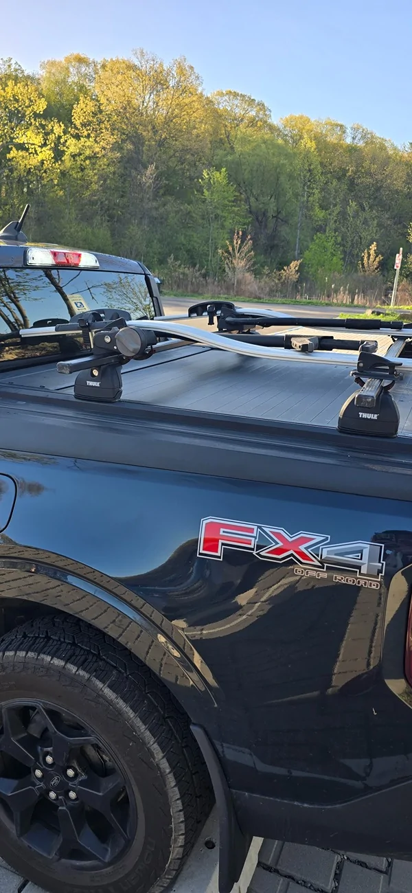 Ford Maverick Flowkottu tonneau cover..best cross racks? 20260427_073323