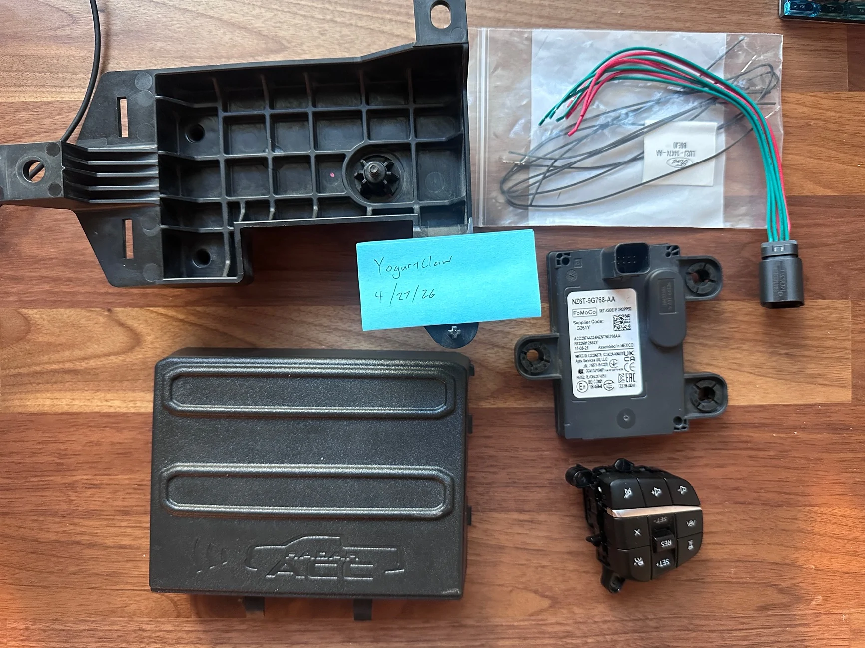 Ford Maverick Adaptive Cruise Control Sensor DIY package IMG_7647