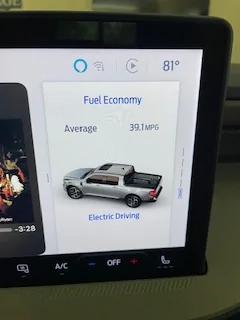 Ford Maverick On screen mpg indicator - how to reset? IMG_1811