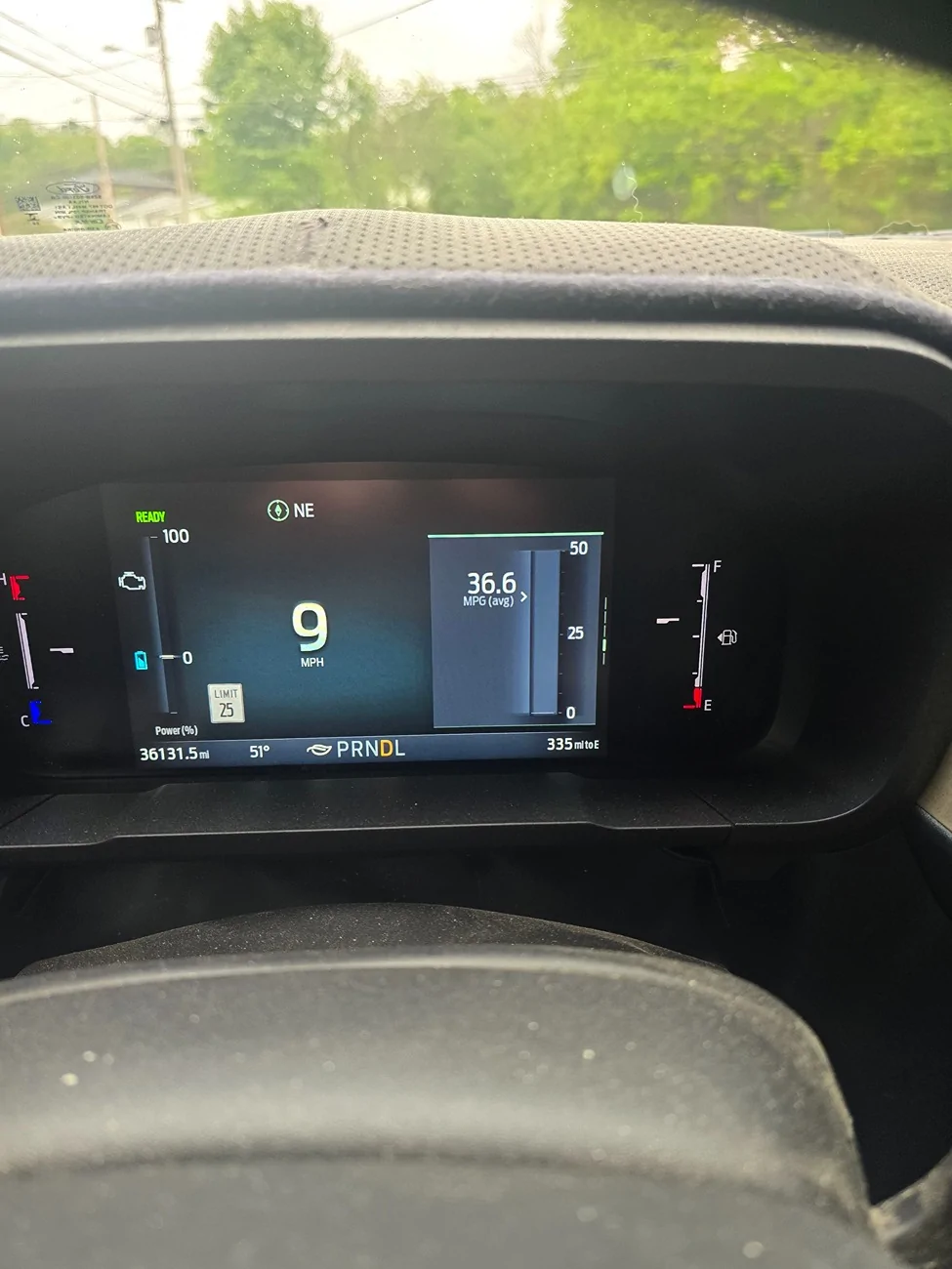 Ford Maverick On screen mpg indicator - how to reset? 20260428_114042