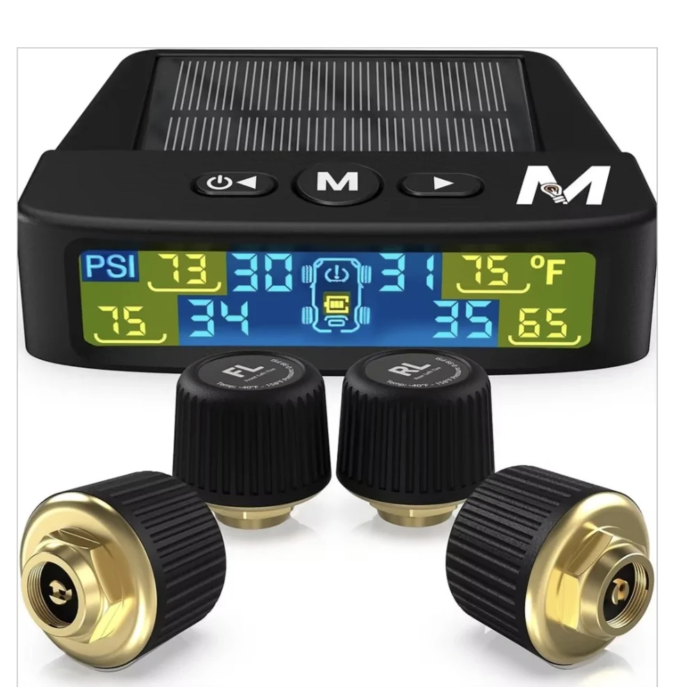 Ford Maverick Solar powered TPMS to monitor Maverick tires while flat towing IMG_6796