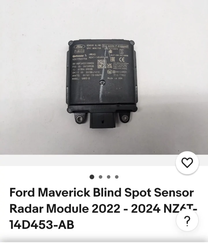 Ford Maverick 2026 Maverick XLT Blind Spot Assistance 20260501_081010