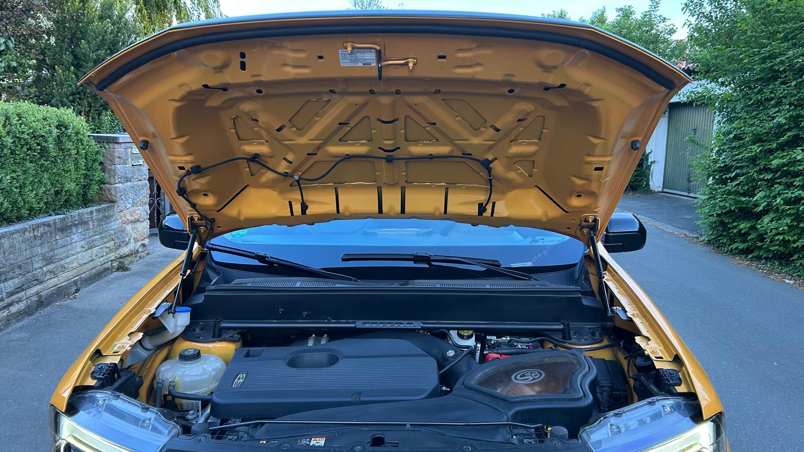 Ford Maverick Meet the Redesigned "Latch-Safe" Maverick Hood Strut Kit by MRT open hood