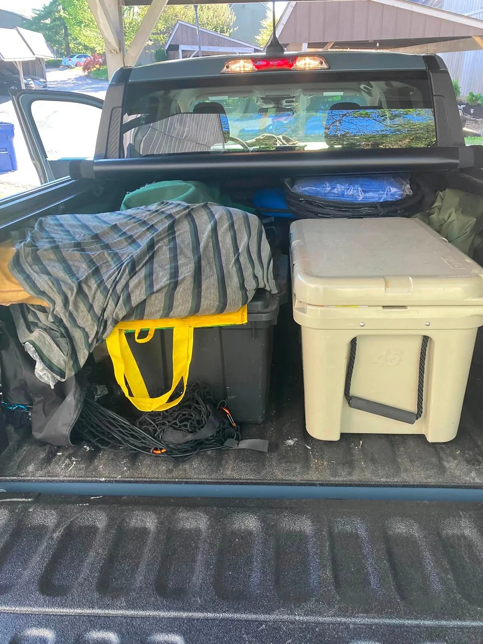 Ford Maverick First tent camping trip with Maverick and went to Land Between the Lakes (LBL). Maverick not packed well for LBL