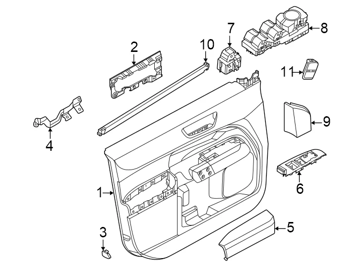 Ford Maverick How to remove blue piece / part on door handle?? MM22627