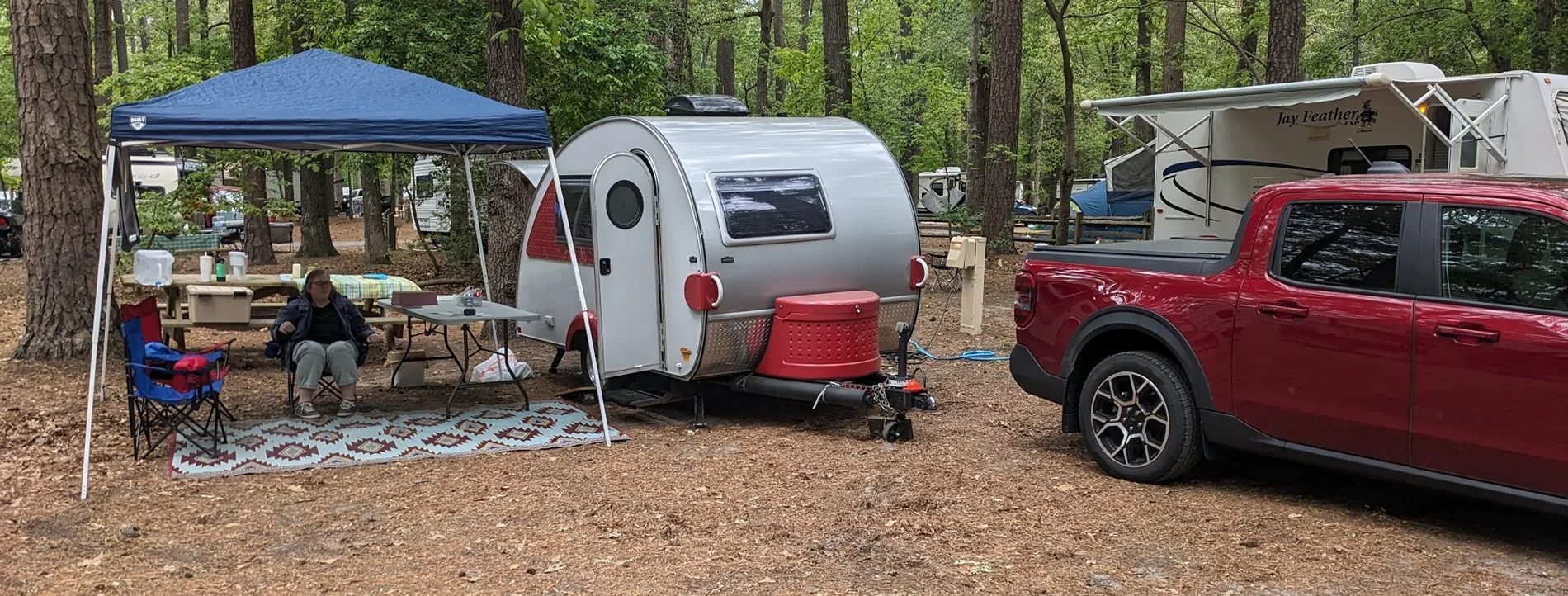 Ford Maverick First Camping trip with the Trailer! TrapPond_1May2026_Posting