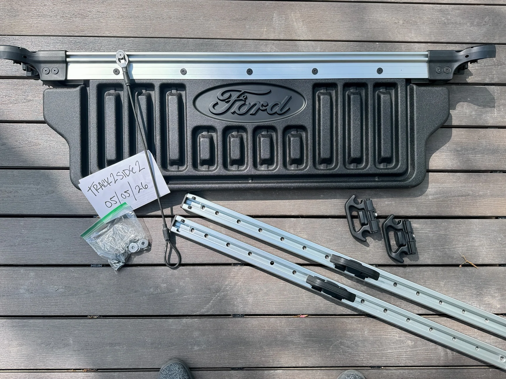 Ford Maverick OEM Cargo Management System — Rails, Divider, Extra Cleats | 2025 Lariat | Cornwall, NY IMG_2113