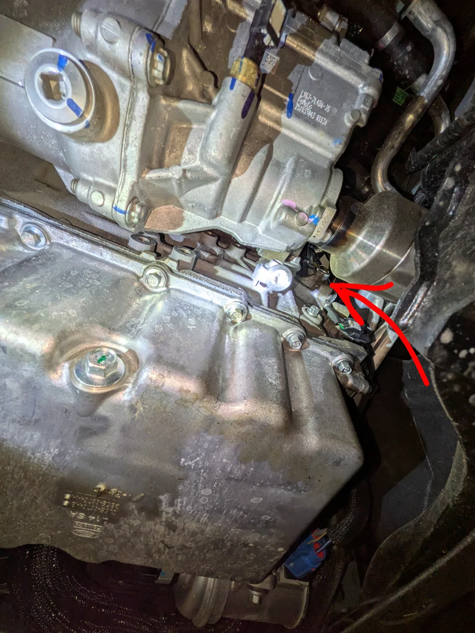 Ford Maverick 2025 Maverick Oil Leak from Drain Plug PXL_20260507_005814303~2