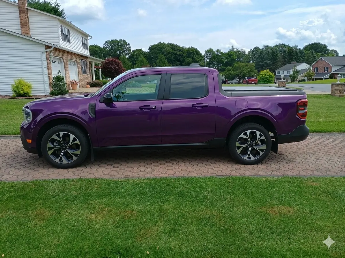 Ford Maverick Plum crazy Maverick? or Lime Light? plum crazy