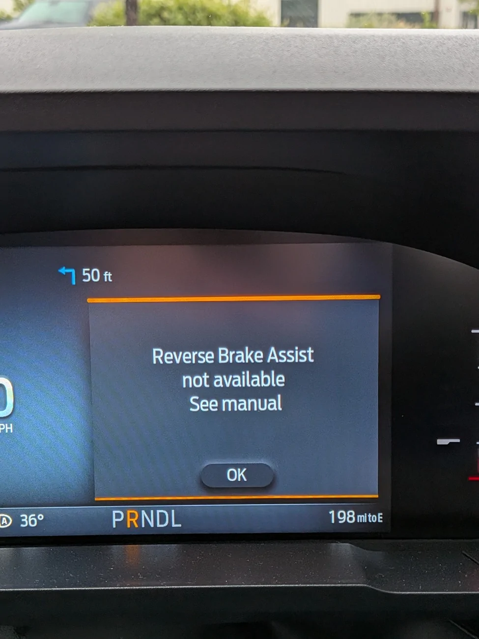 Ford Maverick Reverse Brake Assist Not Available PXL_20260505_151808629