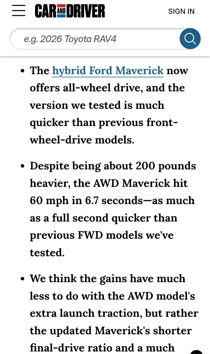 Ford Maverick If you bought Maverick again today… Hybrid or EcoBoost 20260509_093138