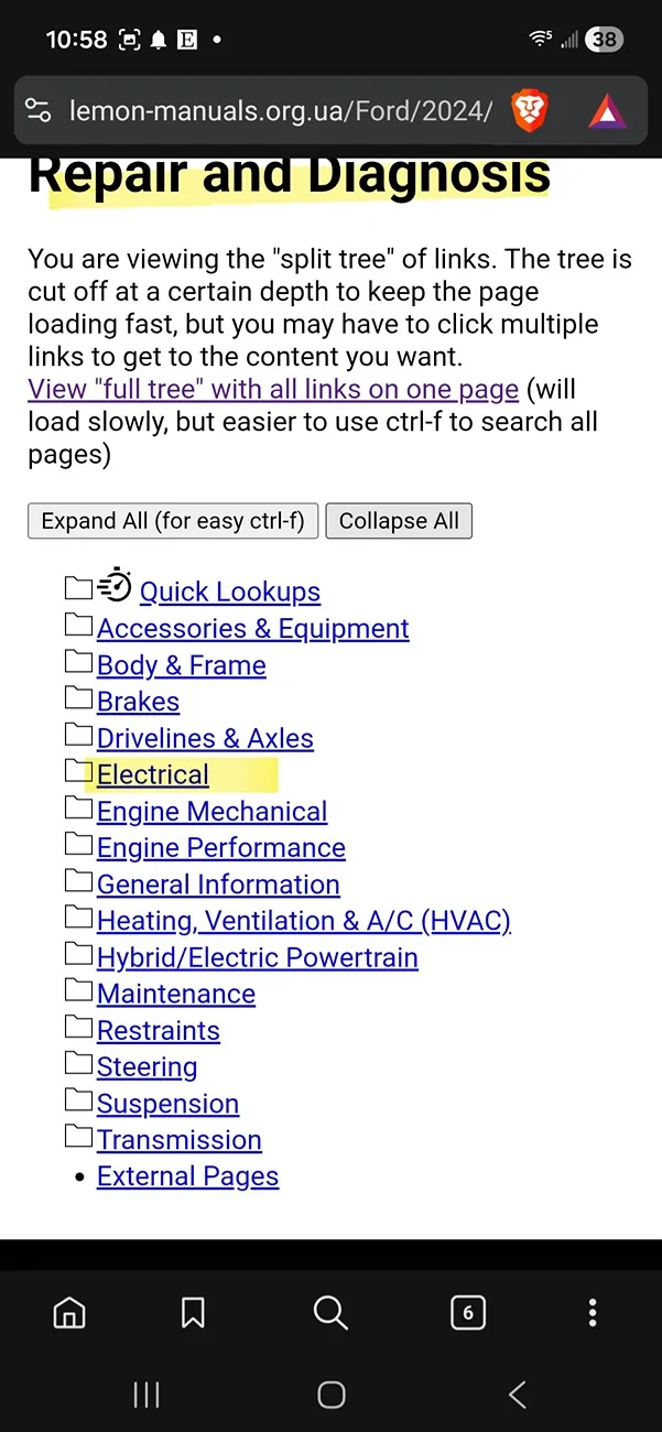 Ford Maverick Free Service Manuals 383