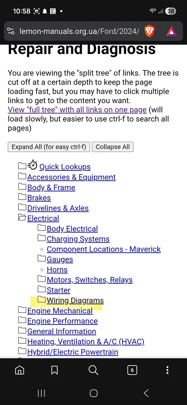Ford Maverick Free Service Manuals 385