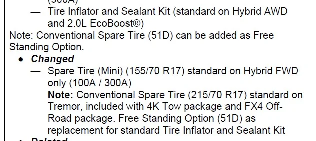 Ford Maverick spare tire different Screenshot 2026-05-10 185554