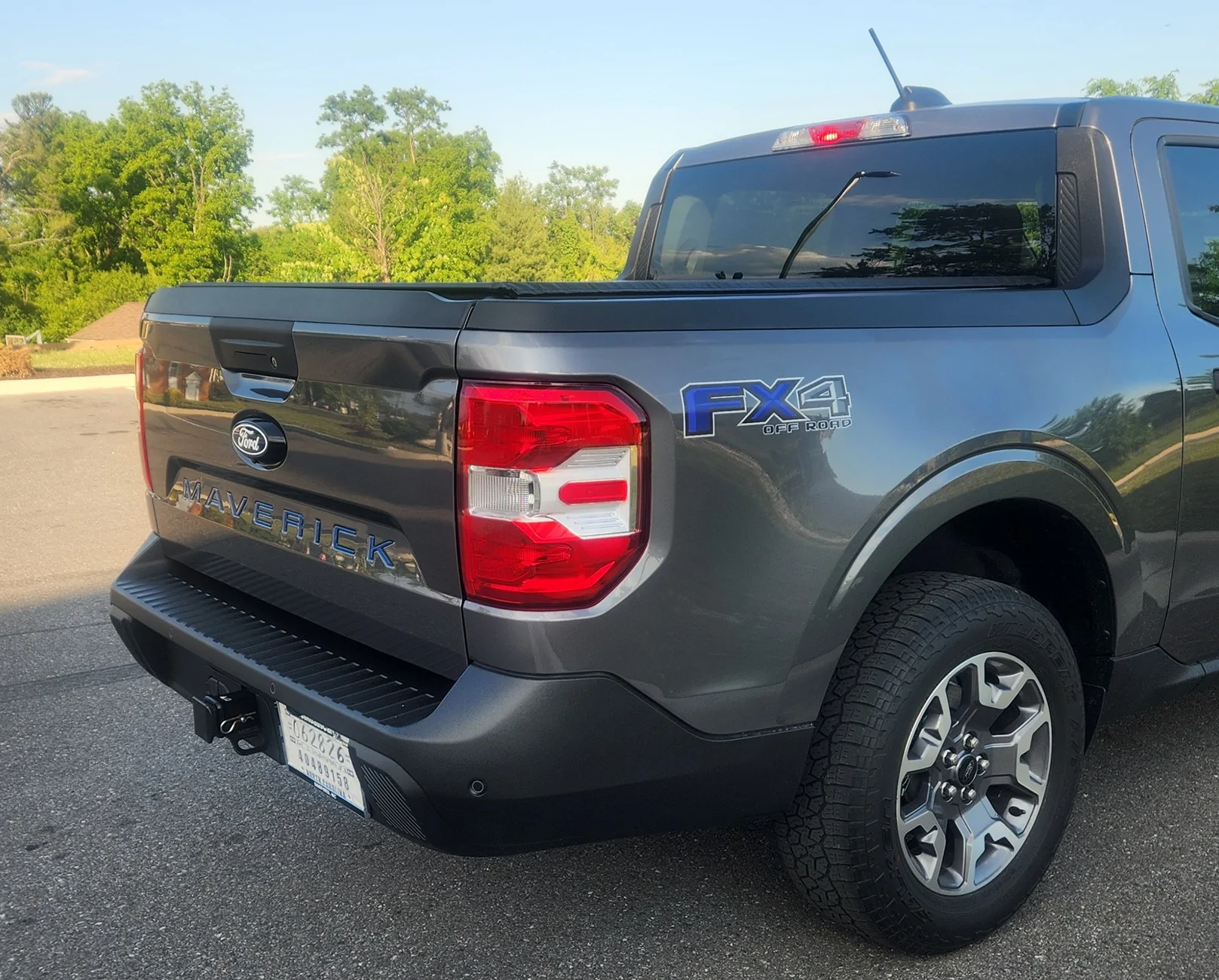 Ford Maverick Blue FX4 Decals installed 20260510_182238