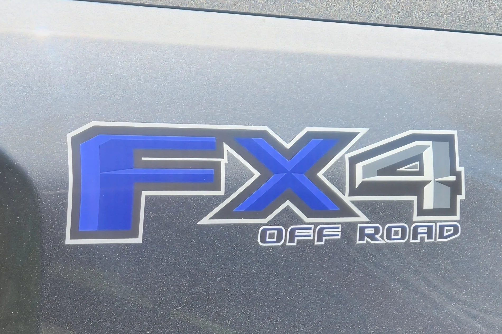 Ford Maverick Blue FX4 Decals installed 20260510_113138