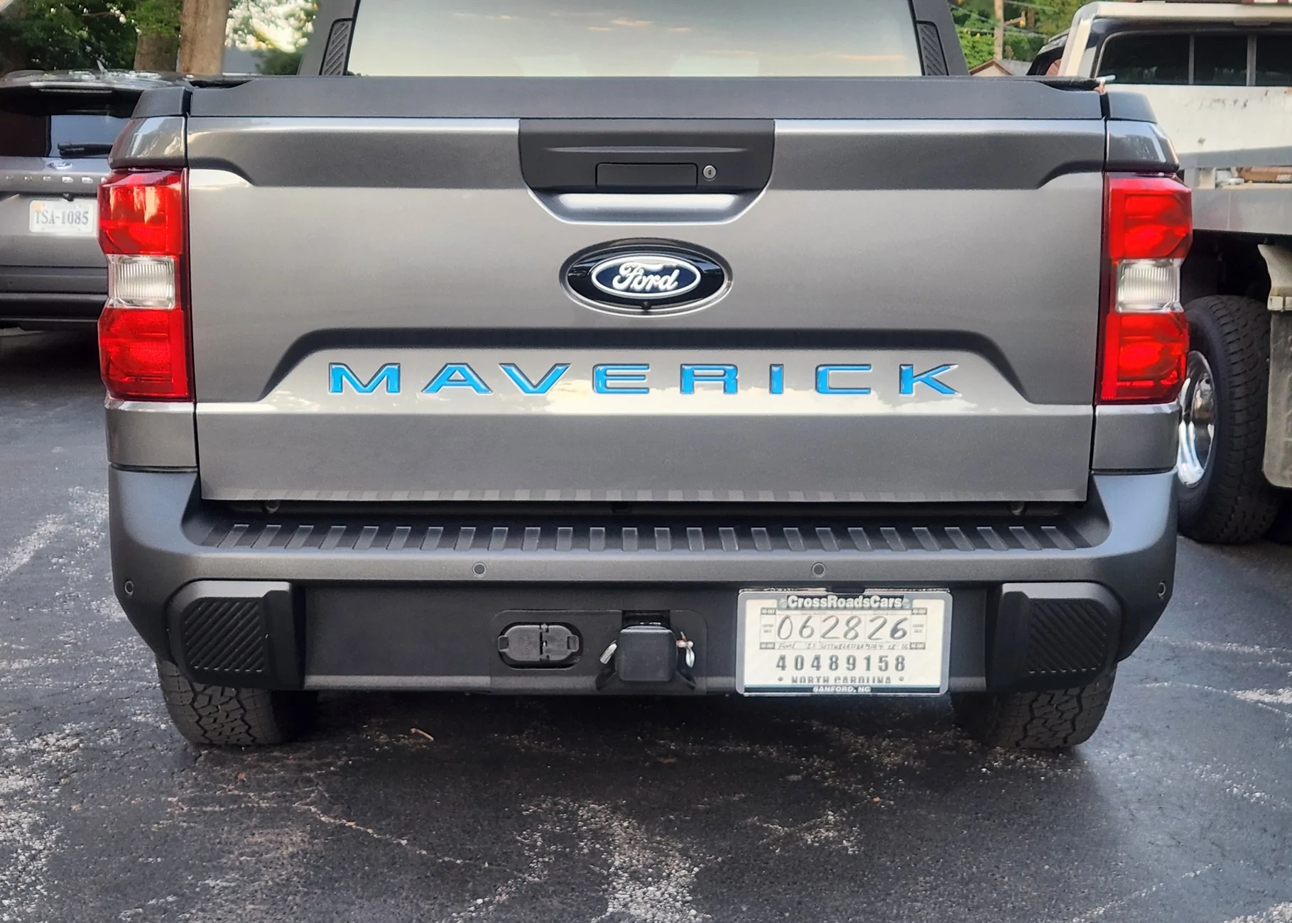 Ford Maverick Blue FX4 Decals installed 20260509_195427