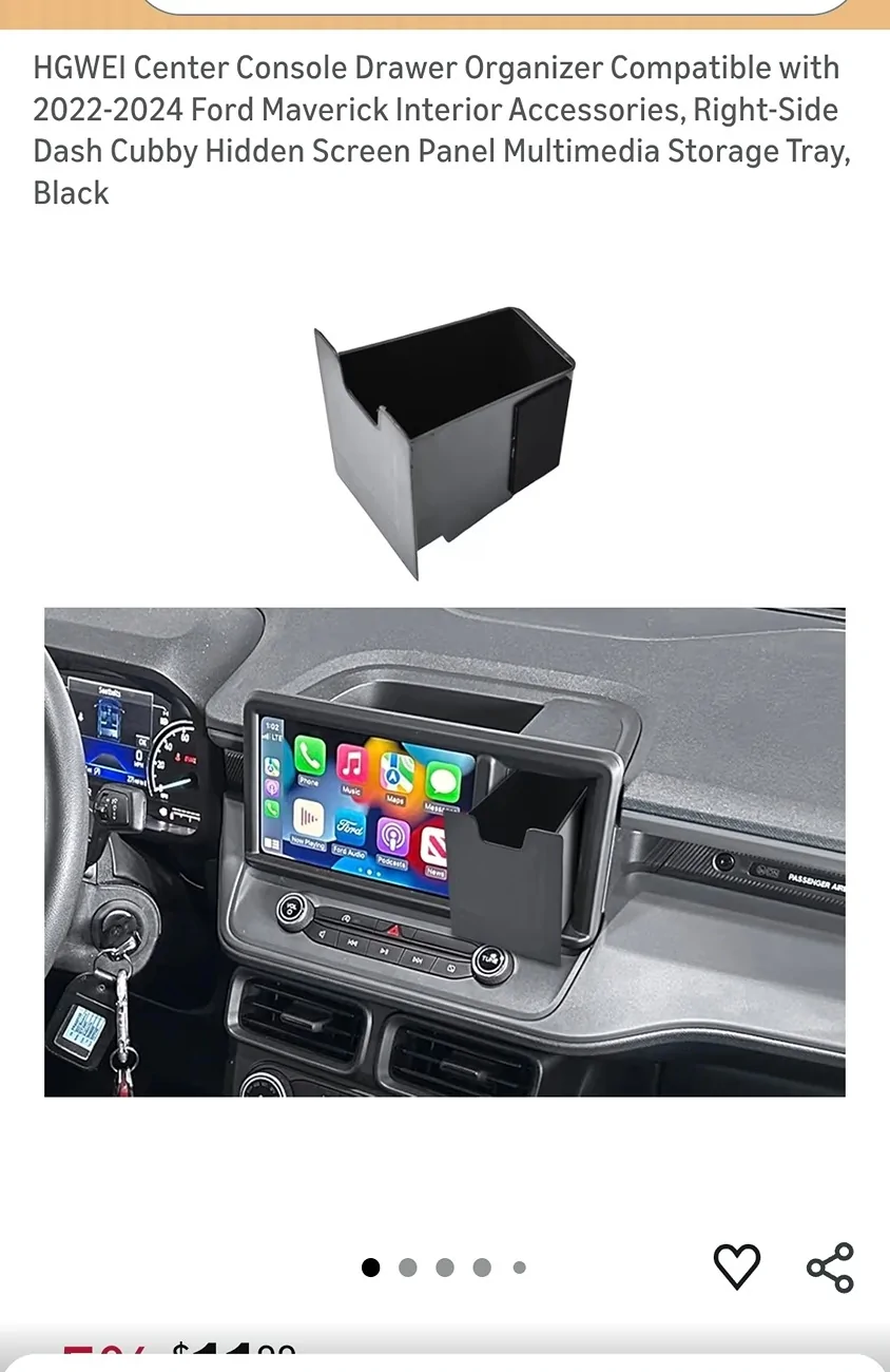 Ford Maverick Storage Drawer w/ Magnet for dash cubby Screenshot_20260511_092950_Amazon Shopping