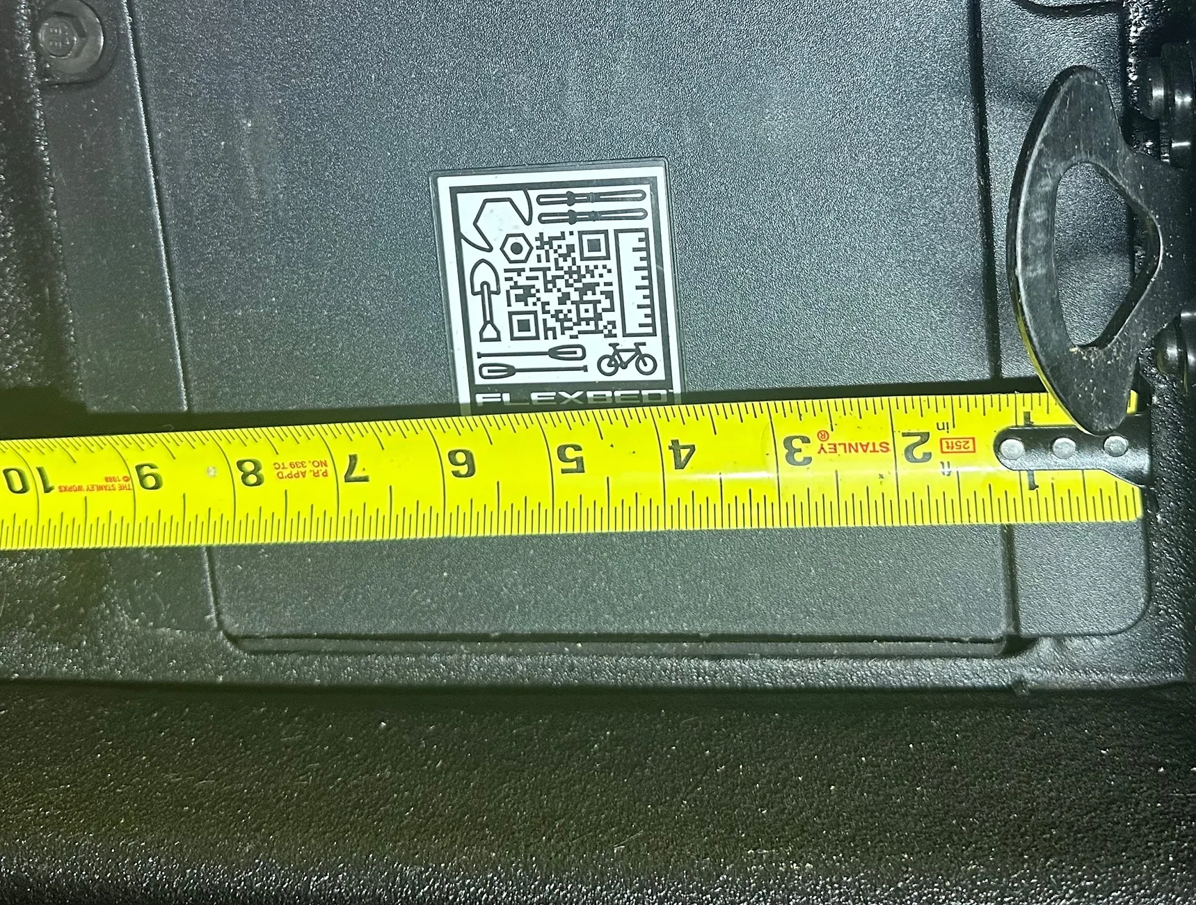 Ford Maverick FlexBed Cubby and Blank Dimensions / Measurements - for DIY IMG_8988
