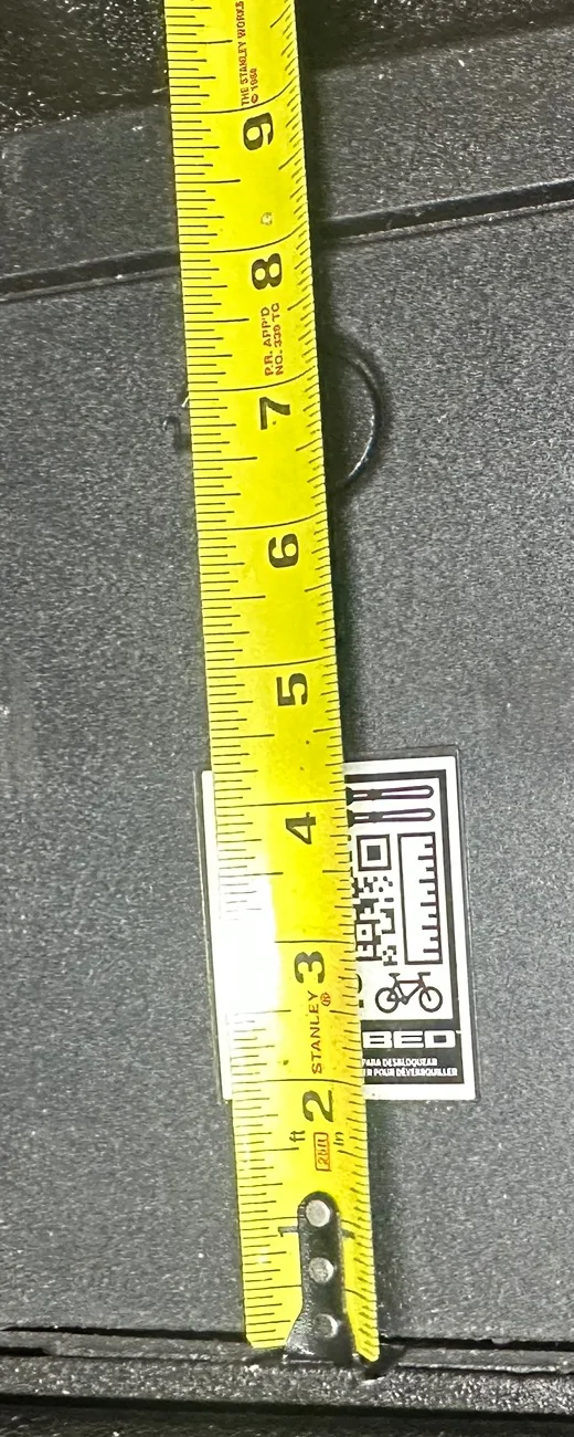 Ford Maverick FlexBed Cubby and Blank Dimensions / Measurements - for DIY IMG_8993