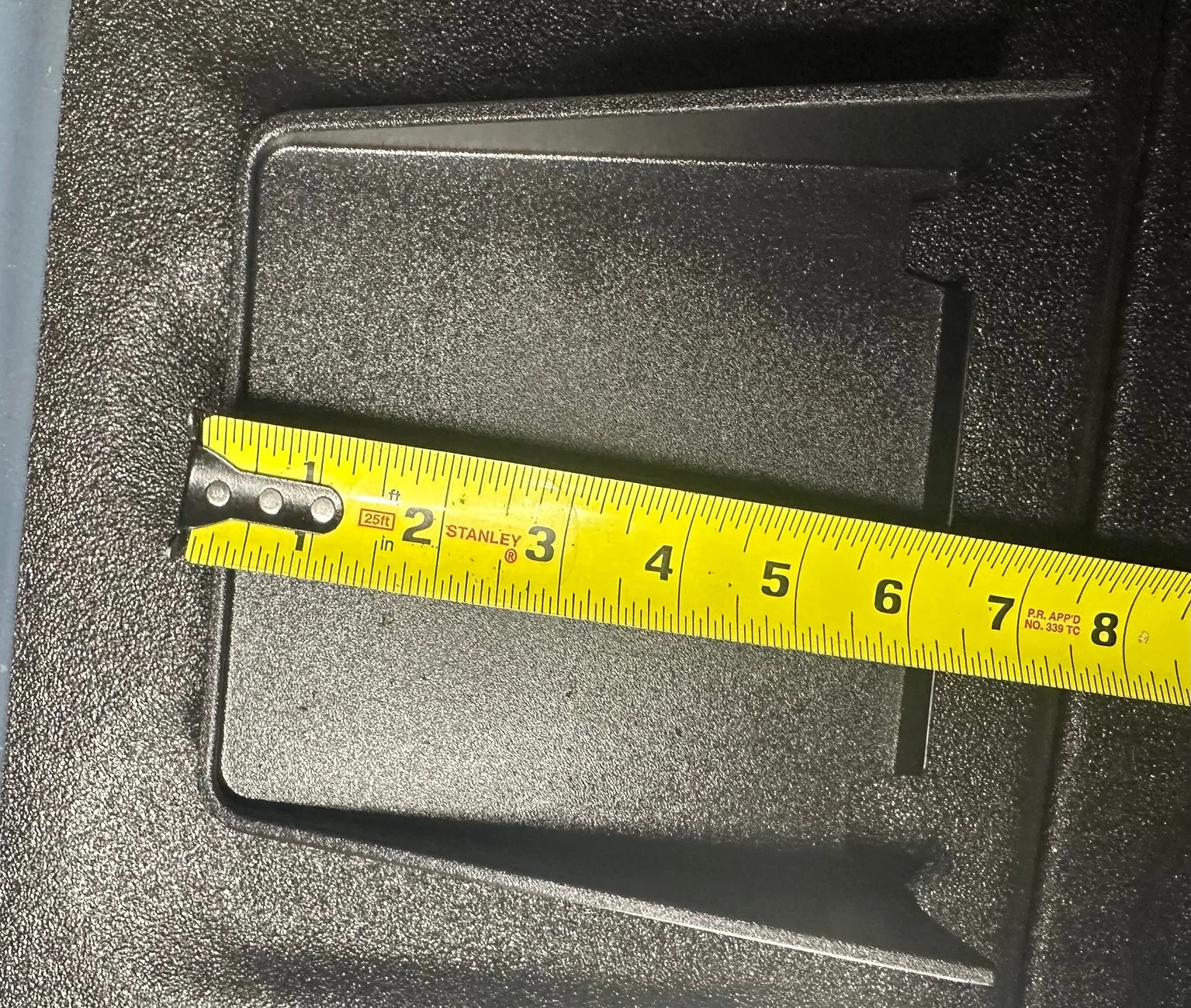 Ford Maverick FlexBed Cubby and Blank Dimensions / Measurements - for DIY IMG_8999