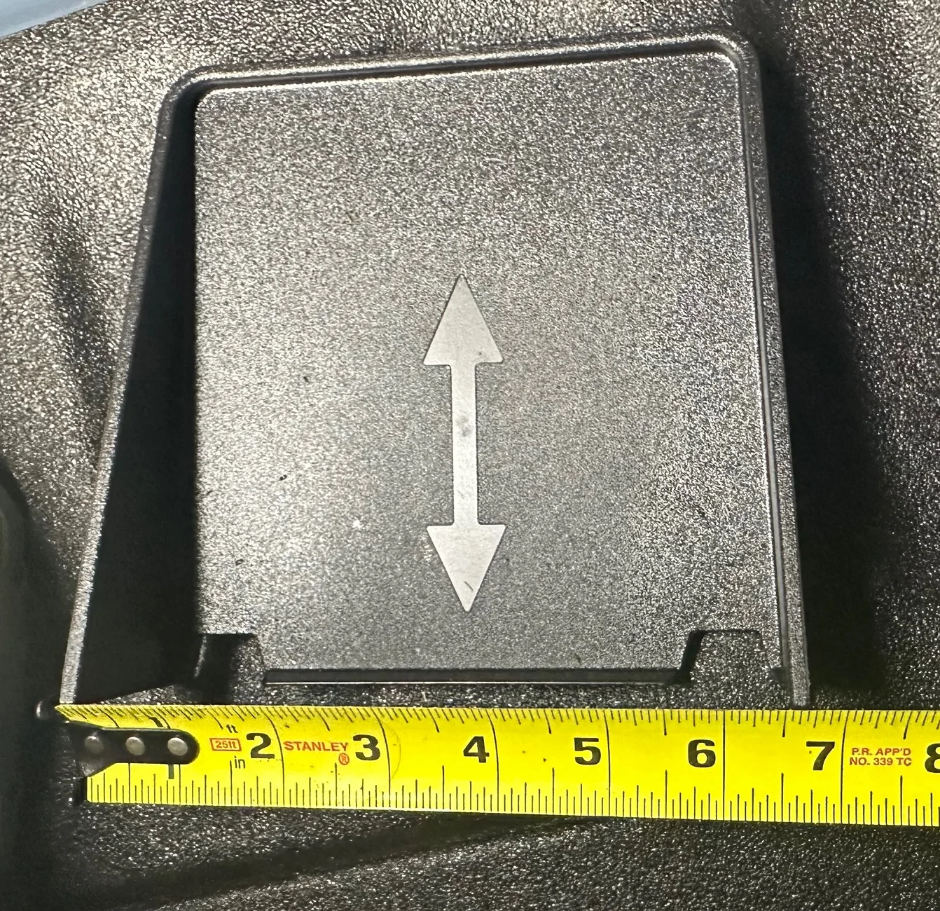 Ford Maverick FlexBed Cubby and Blank Dimensions / Measurements - for DIY IMG_9001