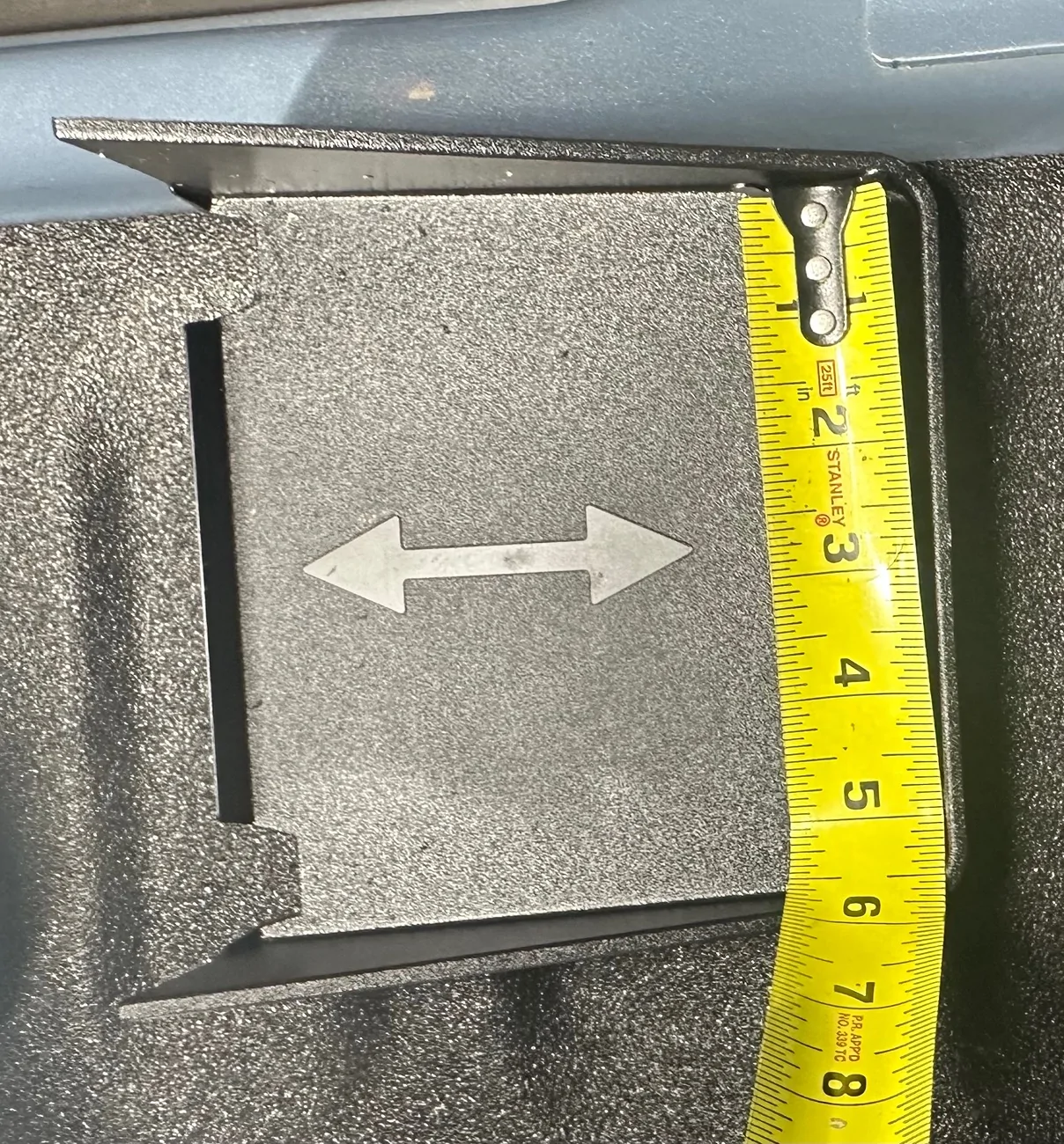 Ford Maverick FlexBed Cubby and Blank Dimensions / Measurements - for DIY IMG_9003