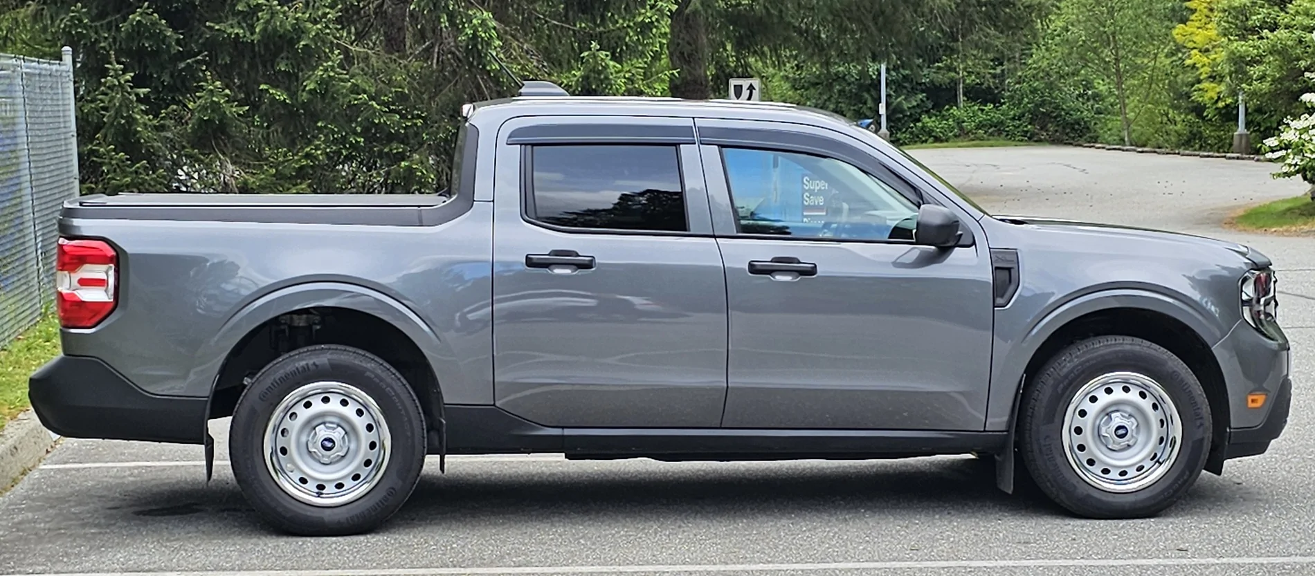 Ford Maverick Beauty rings added on steelies - last of many, many improvements? 20260514_135049