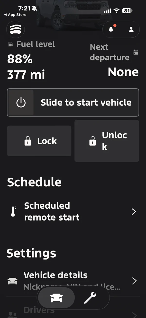 Ford Maverick App Update Kills Remote Features.. IMG_9124
