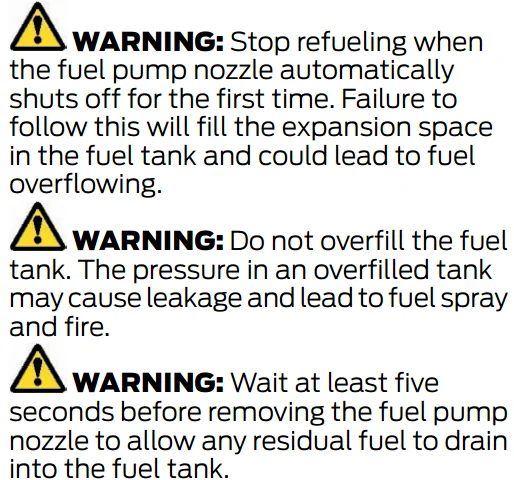 Ford Maverick CEL after over filling tank, anyone else? do not
