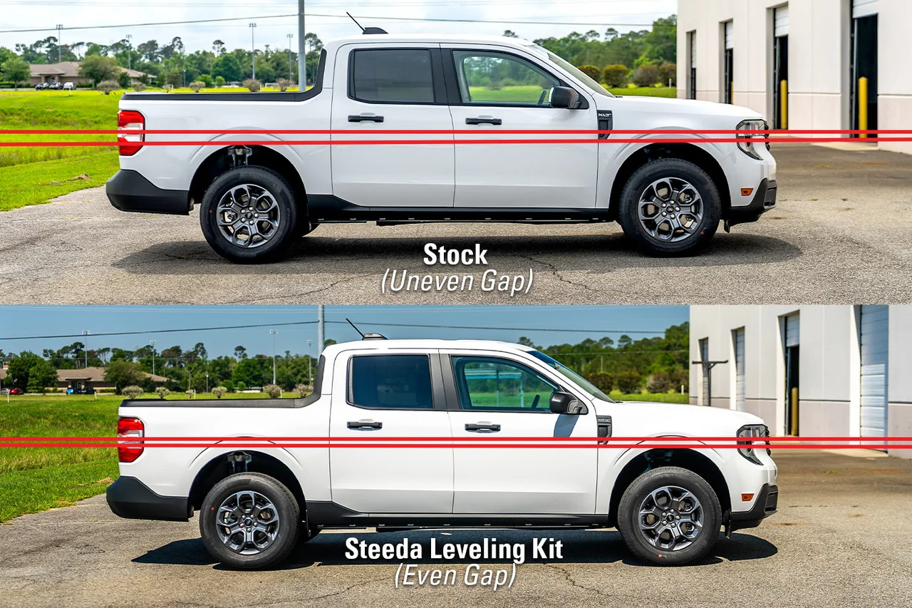 Maverick-Steeda-Leveling-Kit-Before-After.webp
