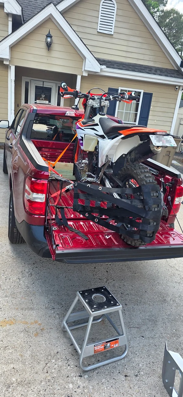 Ford Maverick Dirtbike hauling & Boat towing 20260520_173249