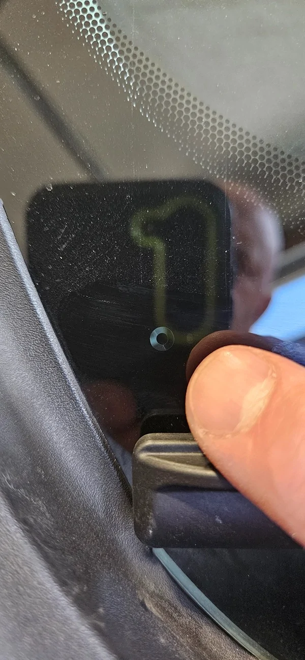 Ford Maverick Is this how everybody's passenger wiper rests. 20260524_185418