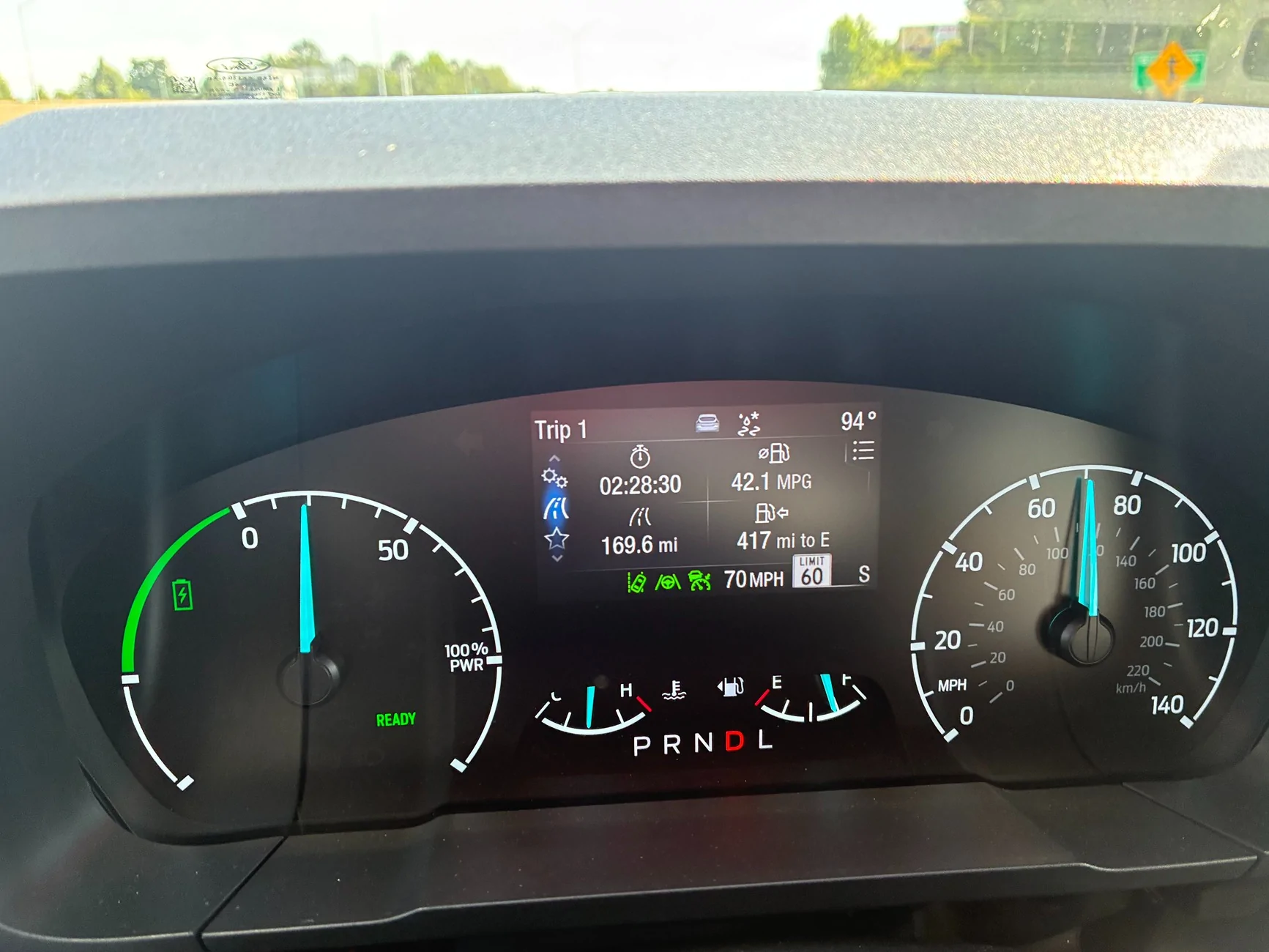Ford Maverick High temps mean high MPG IMG_4375