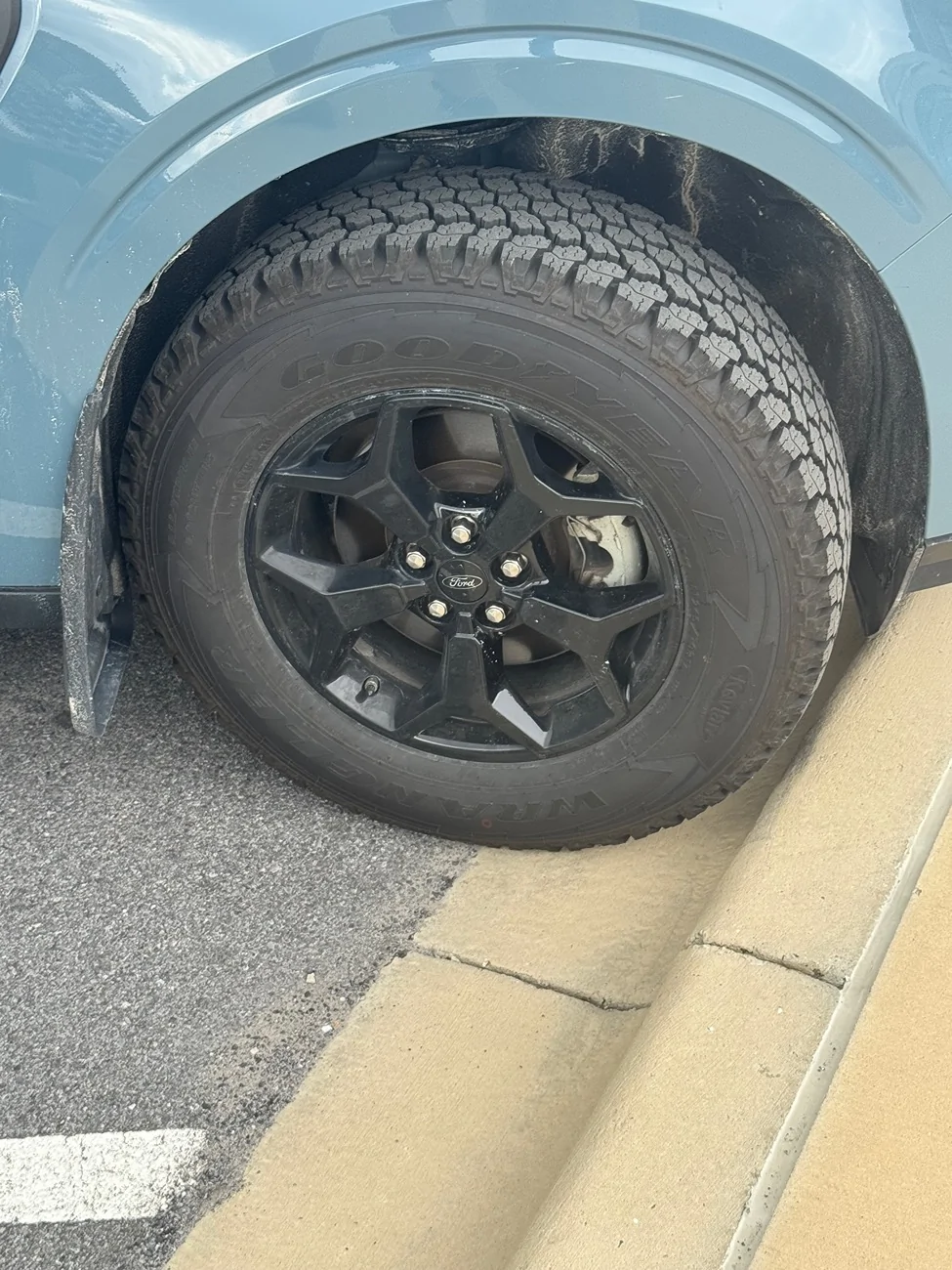 Ford Maverick Odd tire wear, possible alignment issue(s)? IMG_5789