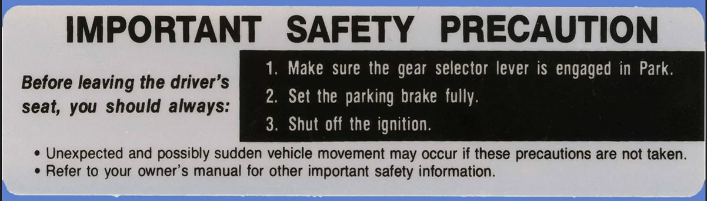 Ford Maverick Visor warning stickers removal 1780150575833-4x