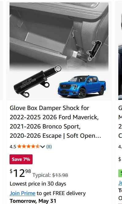 Ford Maverick Maintenance and What Breaks Warranty? dampener1