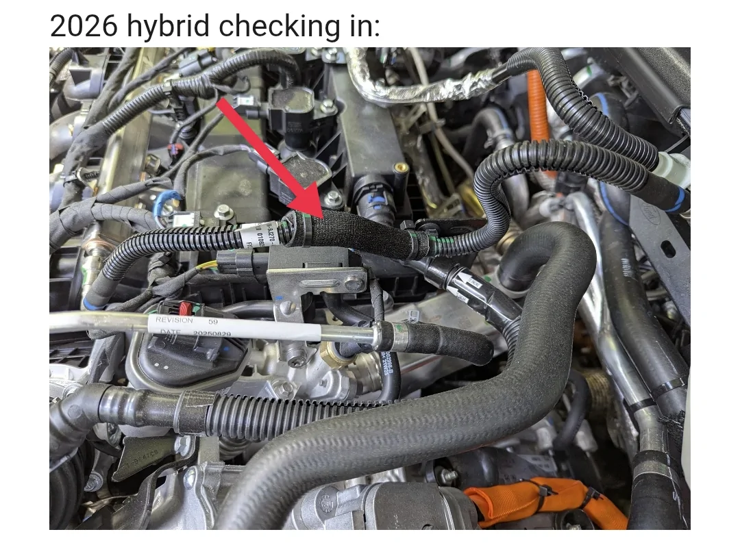 Ford Maverick HYBRID ONLY Fuel line issue IMG_20260531_180413