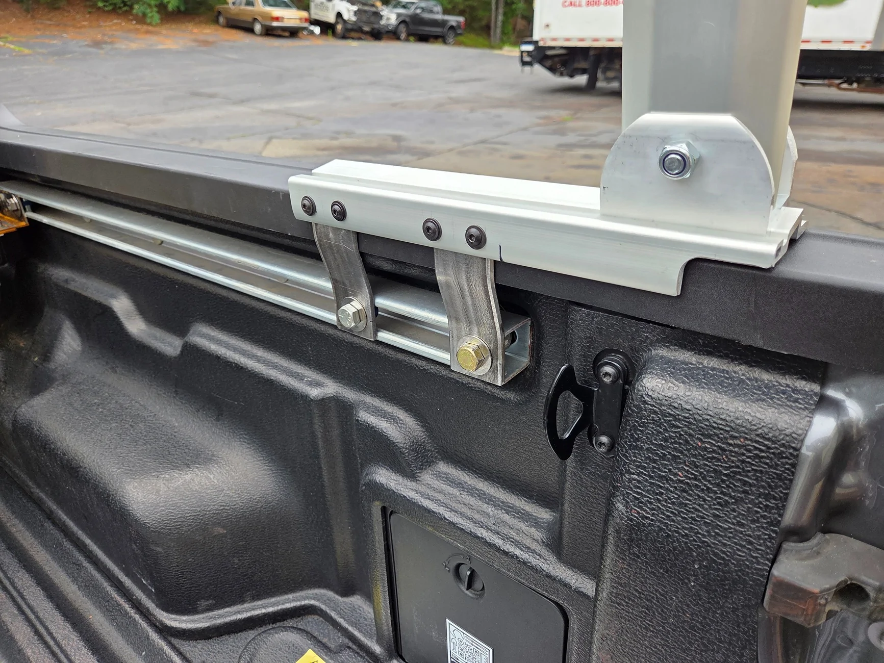 Ford Maverick DIY Toolbox and Ladder Rack - Modifications to fit the Maverick bed 20260531_155117