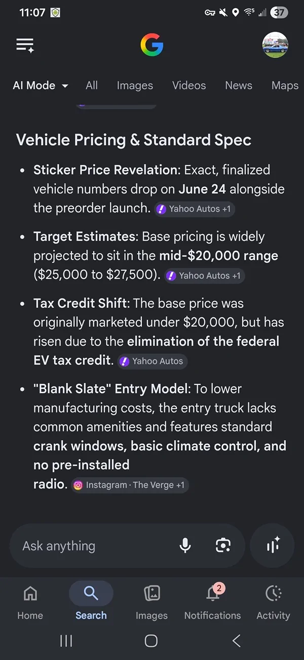 Ford Maverick SLATE Truck Debut! Convertible From Pickup to SUV. Priced Under $20K With Federal Incentive Screenshot_20260531_230736_Googl
