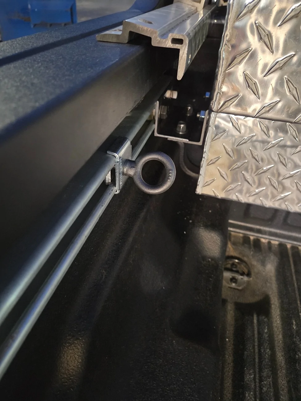 Ford Maverick DIY Toolbox and Ladder Rack - Modifications to fit the Maverick bed 20260520_210337