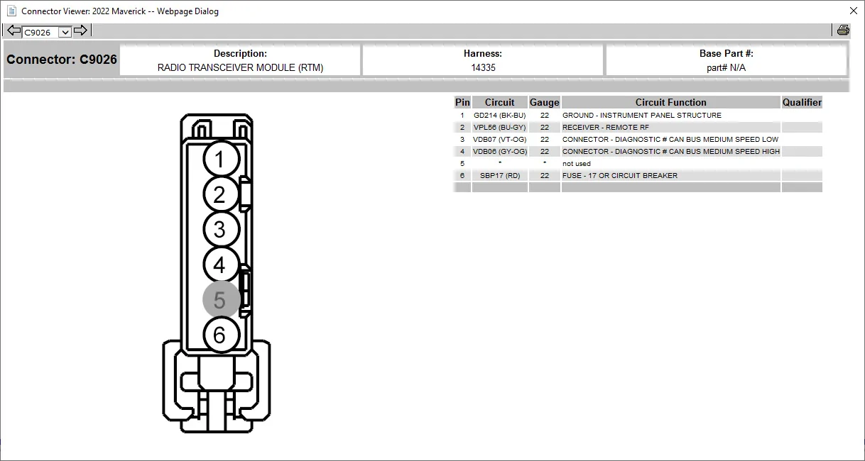 Ford Maverick Dashcam hardwire: Options to tap 12V power in sensor cluster above rear view mirror? 22 Mav RTM
