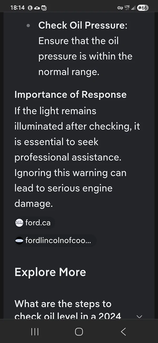 Ford Maverick Symbol of a red triangle with an “!”  In the middle of the triangle Screenshot_20260602_181446_DuckDuckGo