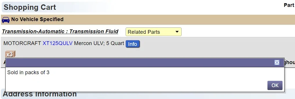 Ford Maverick Trans/RDU/PTU service costs Screenshot 2026-06-04 072749
