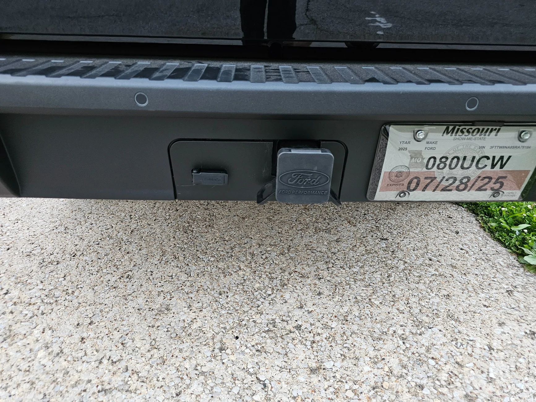 Ford Maverick Let's See Your Trailer Hitch Cover 20250620_203111