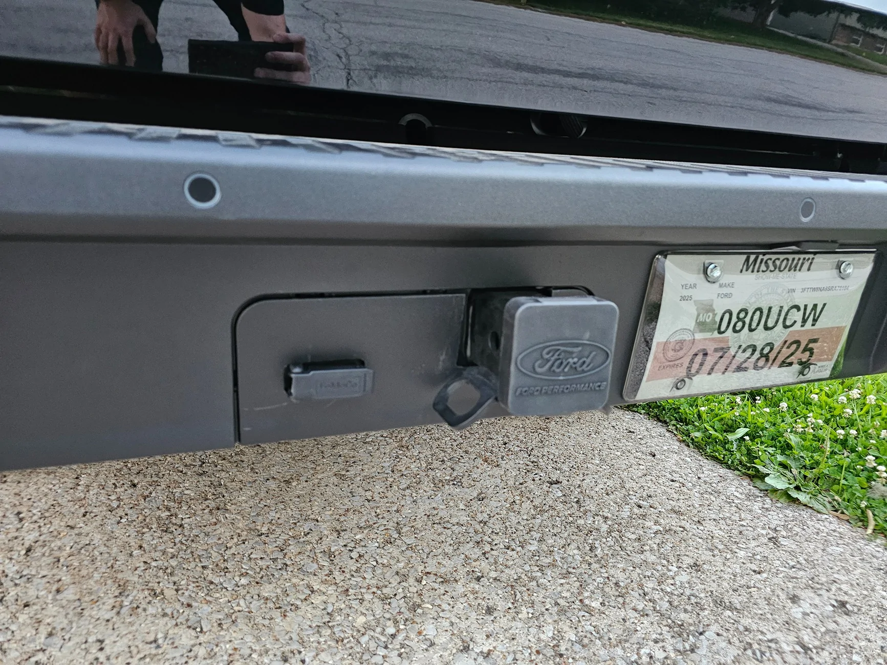 Ford Maverick Let's See Your Trailer Hitch Cover 20250620_203114
